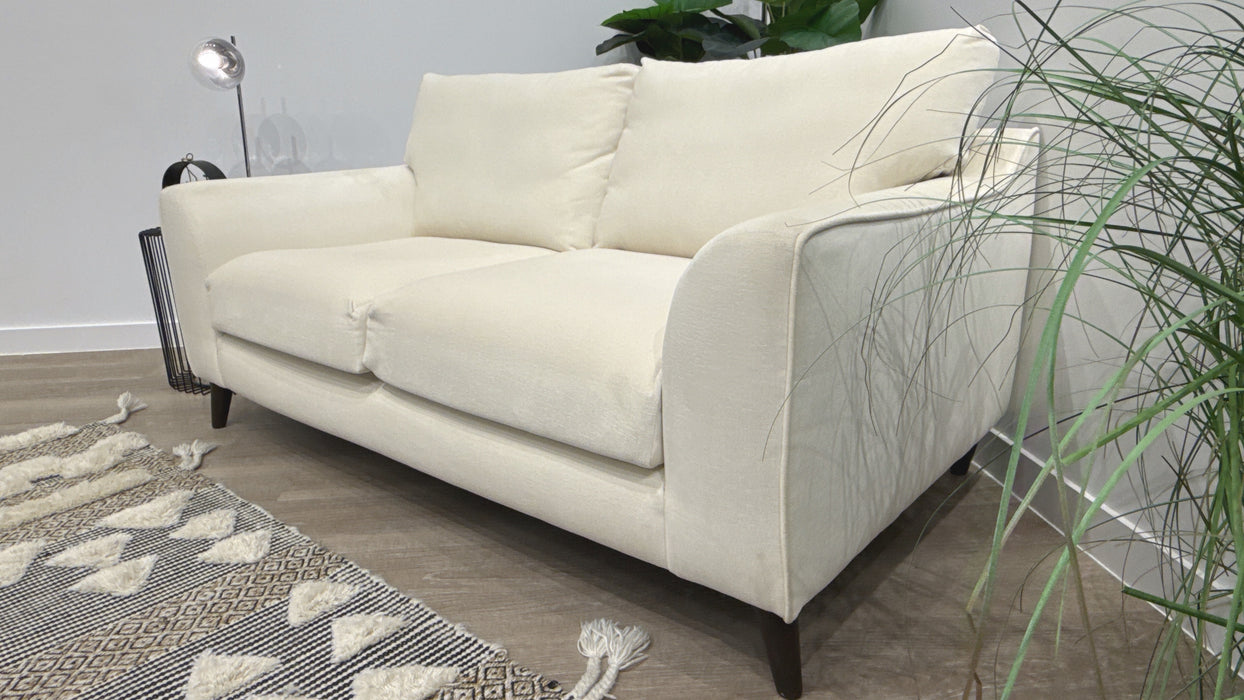 Sofology Mayfair Fabric 2 Seater in Soft Chenille Ivory