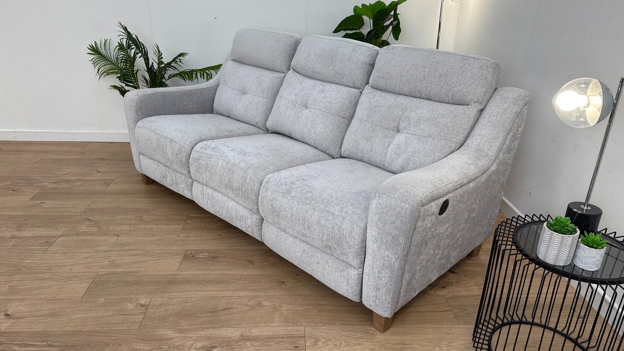 Martock 3 Seater Fabric Power Recliner Sofa