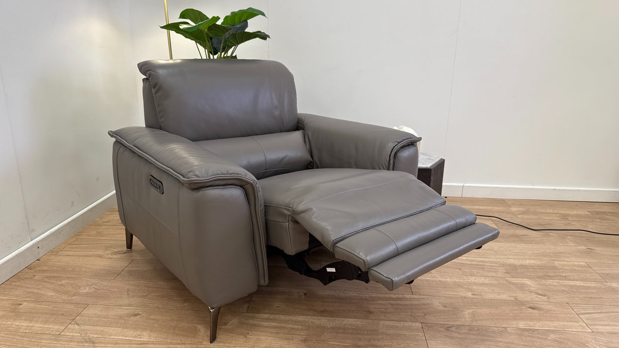 DFS Auberon Leather Recliner Chair