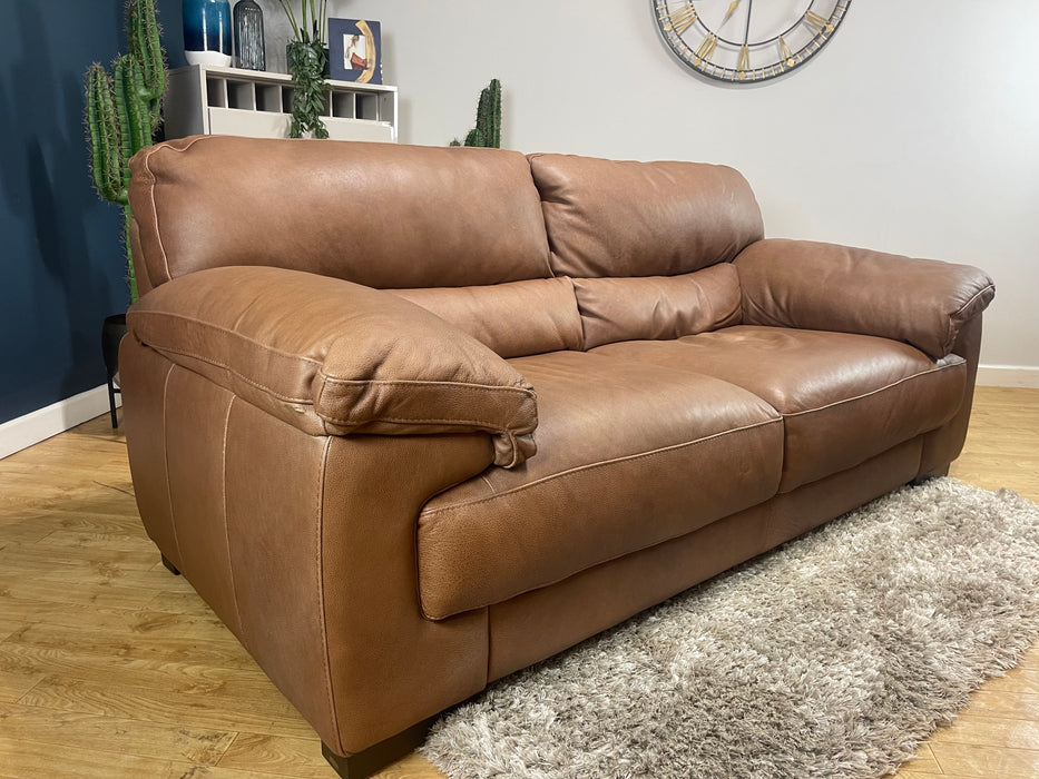 Santino 2 Seater Sofa Apollo Espresso Leather (WA2)