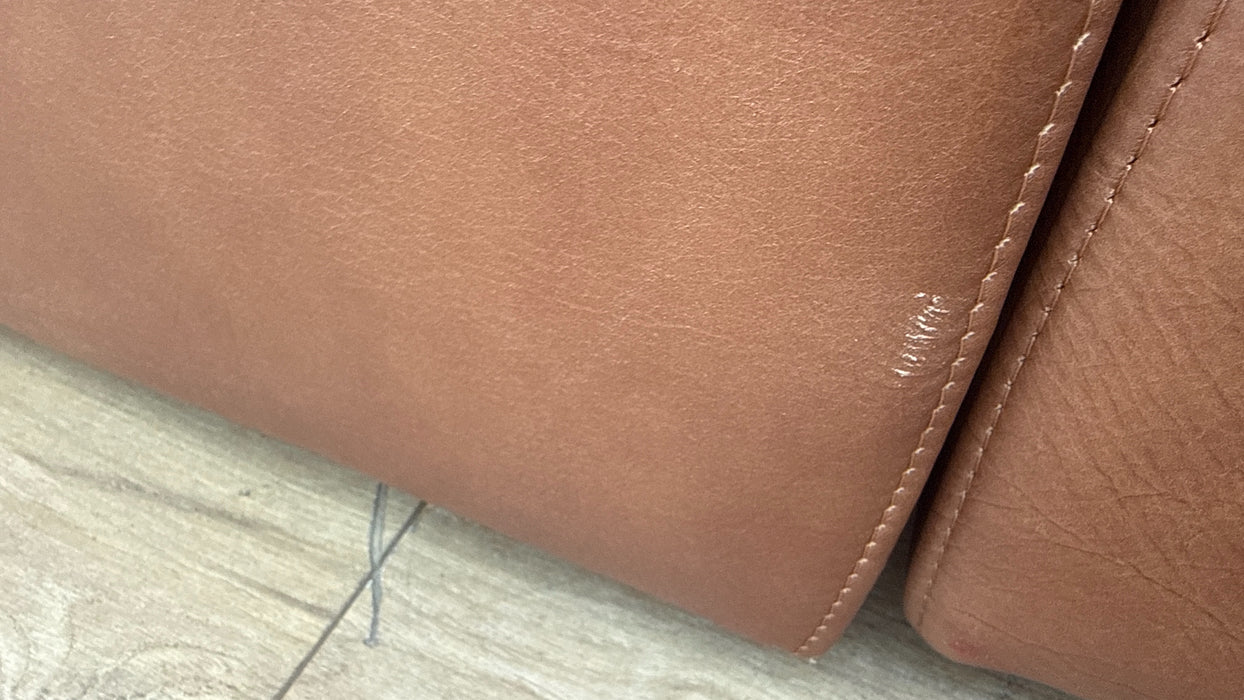 Sofology Retreat Leather 2 Corner 2 in Relaxed Soft Tan Mix