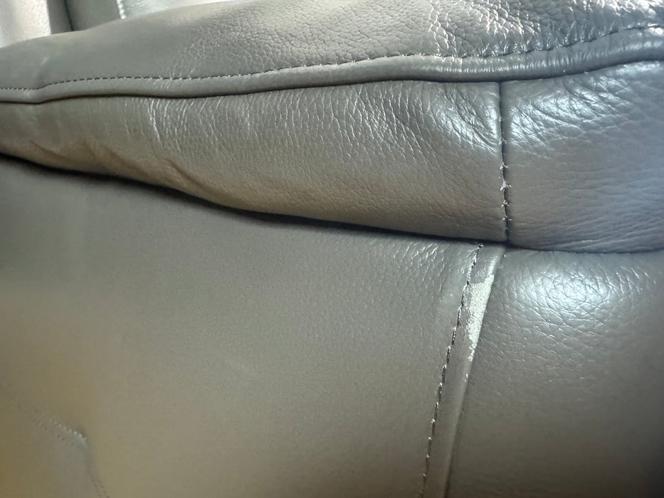 Gracie 3 Seater Leather Trusty Sheen Storm (WA2)