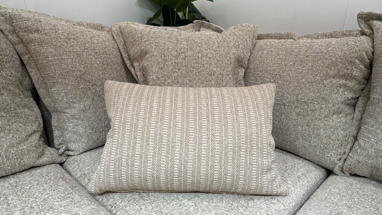 Sofology Cove Fabric 3 Corner 1 in Artisan Chenille Natural Mix