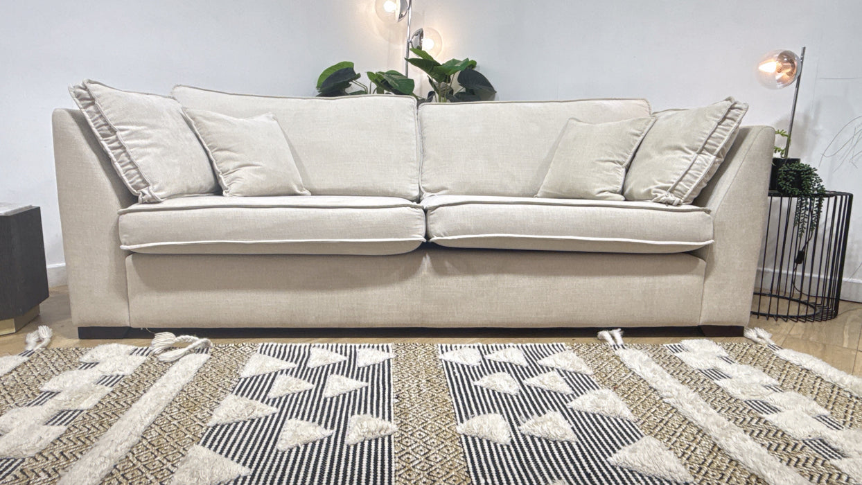 Sofology Richmond Fabric 4 Seater in Artic Ecru