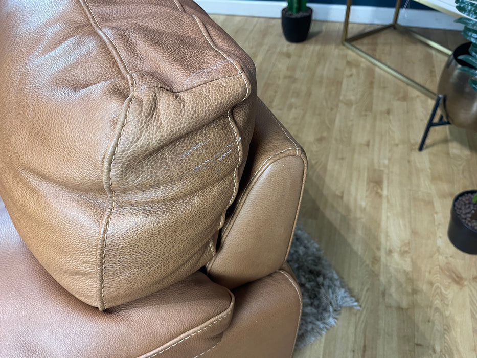 Santino 2 Seater Apollo Tan Leather (WA2)