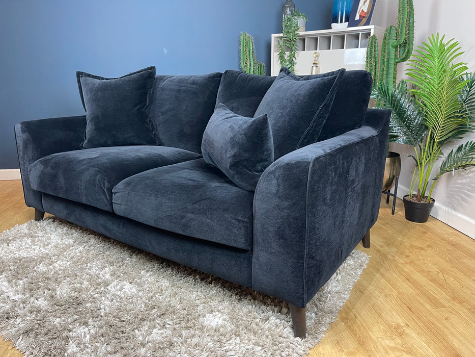 Mayfair Fabric 2 Seater - Soft Chenille Ebony All Over (WA2)