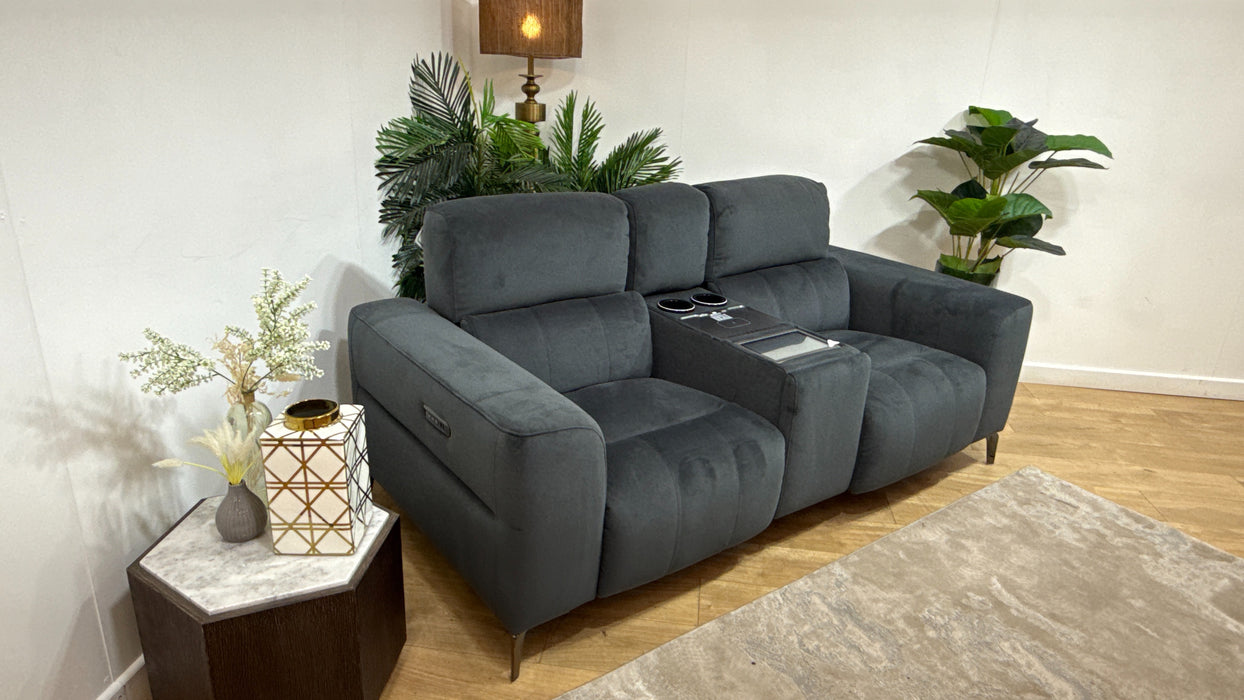 DFS Visionary Large 2 Seater Power Plus Recliner/ Headrest/ Heated Seats