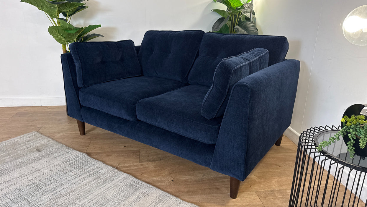 Sofology Cricket Fabric 2 Seater in Navy All Over