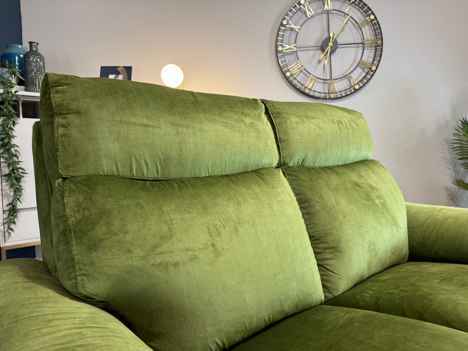 Sofology Parker 2 Seater in Heritage Velvet Olive