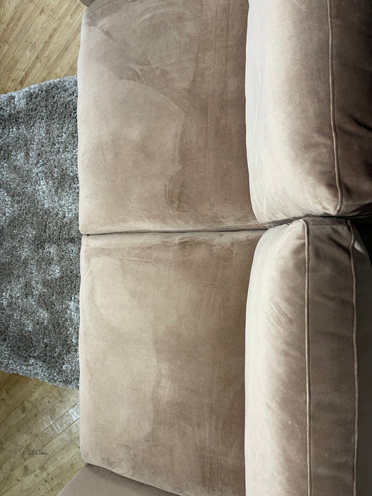 Infinity 4 Seat Split Fabric Sofa - Maison Velvet Camel (WA2)