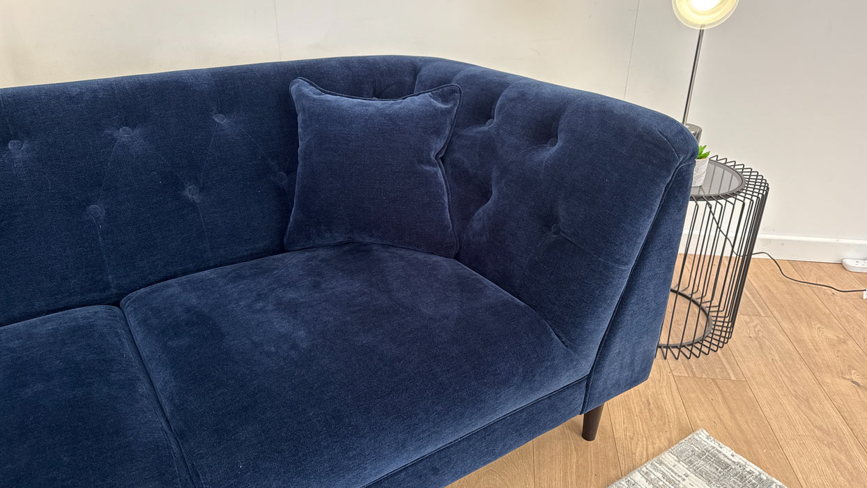 Bridgerton 3 Seater - Fabric - Aston Navy All Over