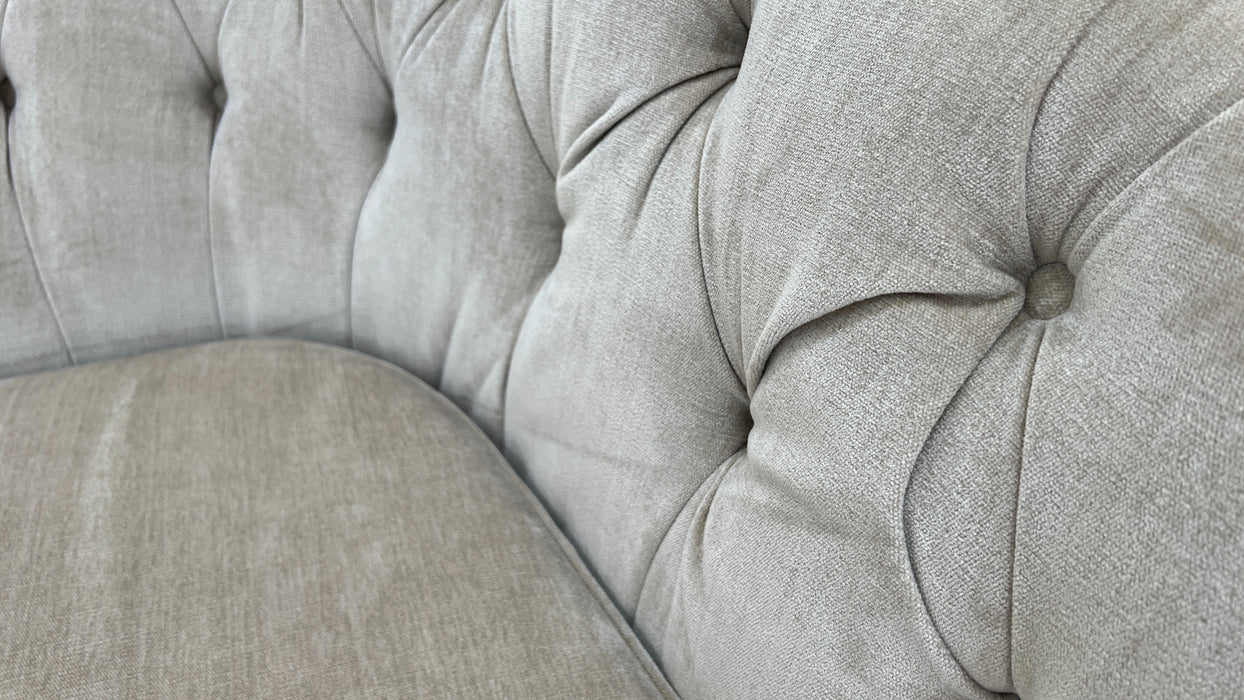 Bijou Love Seat Chamonix Hessian Luxe Mix