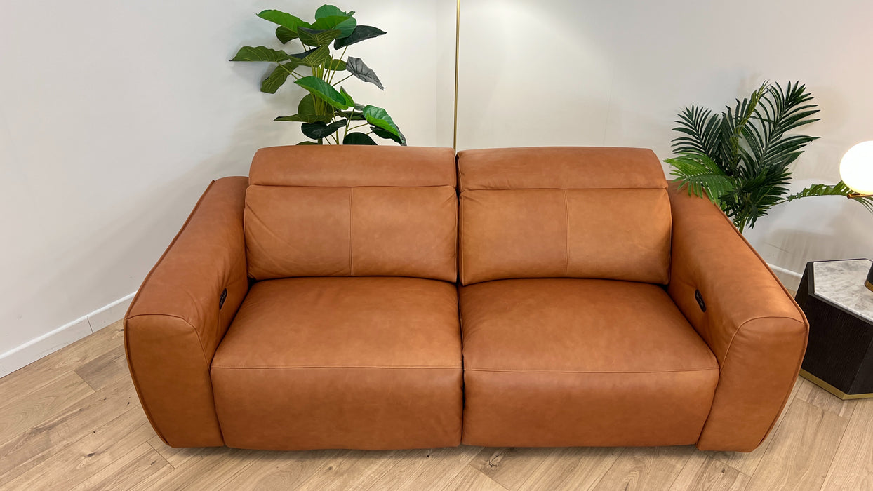 Bohemia 3 Seater - Leather Sofa - Tan