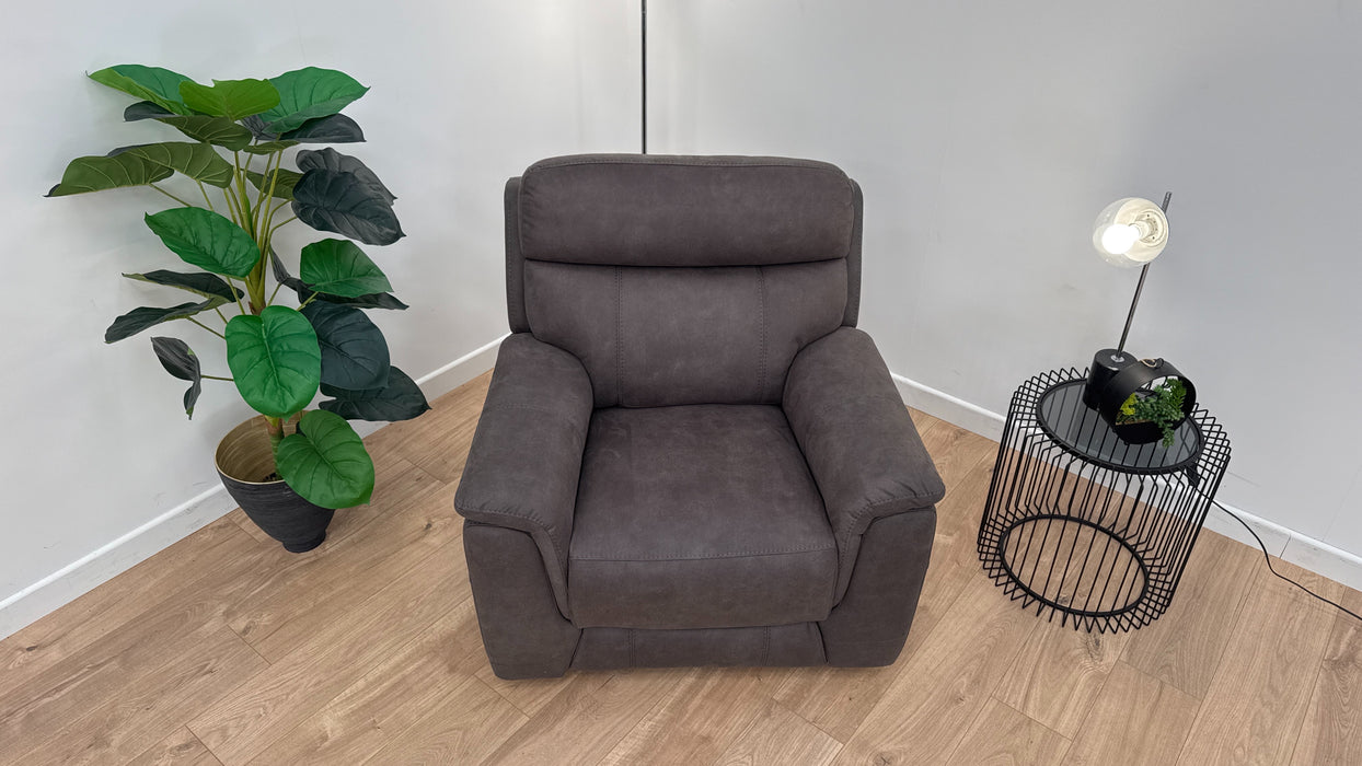 Ronan Power Recliner Chair - Grey