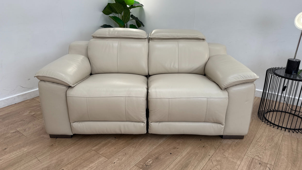 Sofology The Benz 2 Seater Recliner Sofa in Trusty Sheen Bone China