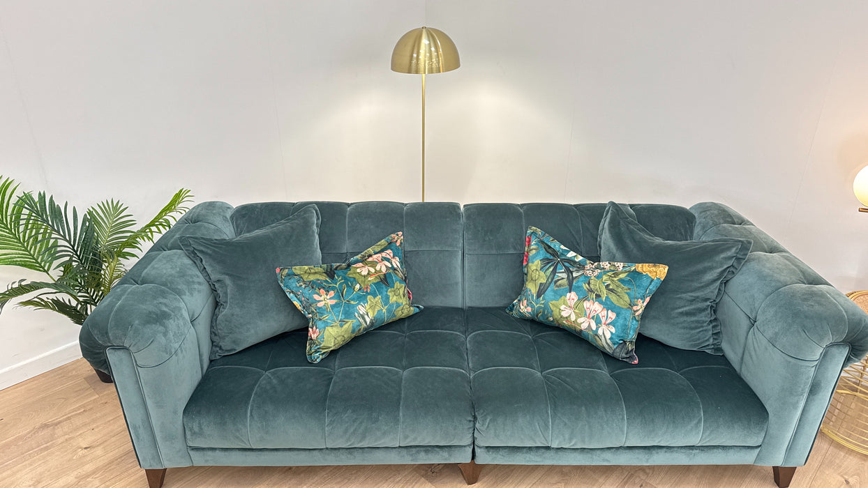 Midsummer Day 4 Seat Split - Fabric Sofa - Midsummer Day Teal Mix