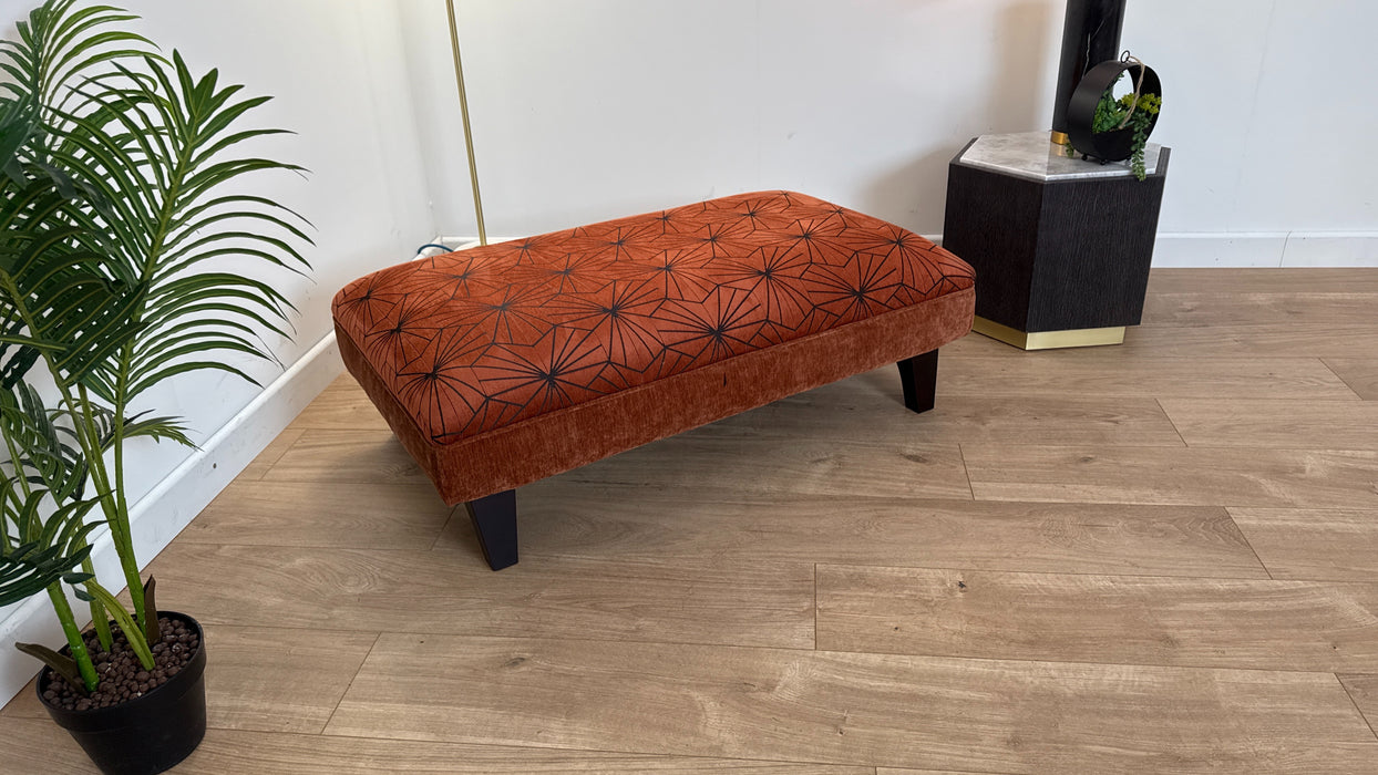 Sydney  - Fabric  - Designer Footstool