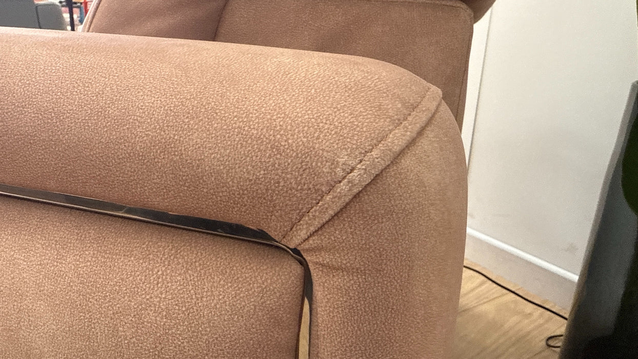 Sofology The Marvella Fabric Recliner Chair in Lifestyle Flecked Sand