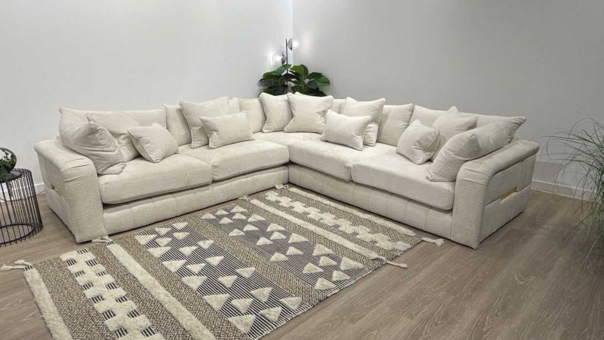 Sofology Westwood Fabric 3 Corner 3  Sofa in Soft Boucle Ecru