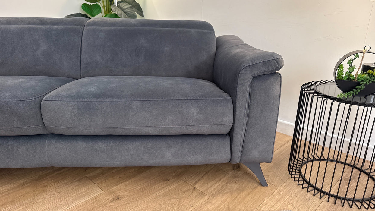 Sofology Ezra Fabric 3 Seater in Lifestyle Flecked Charcoal