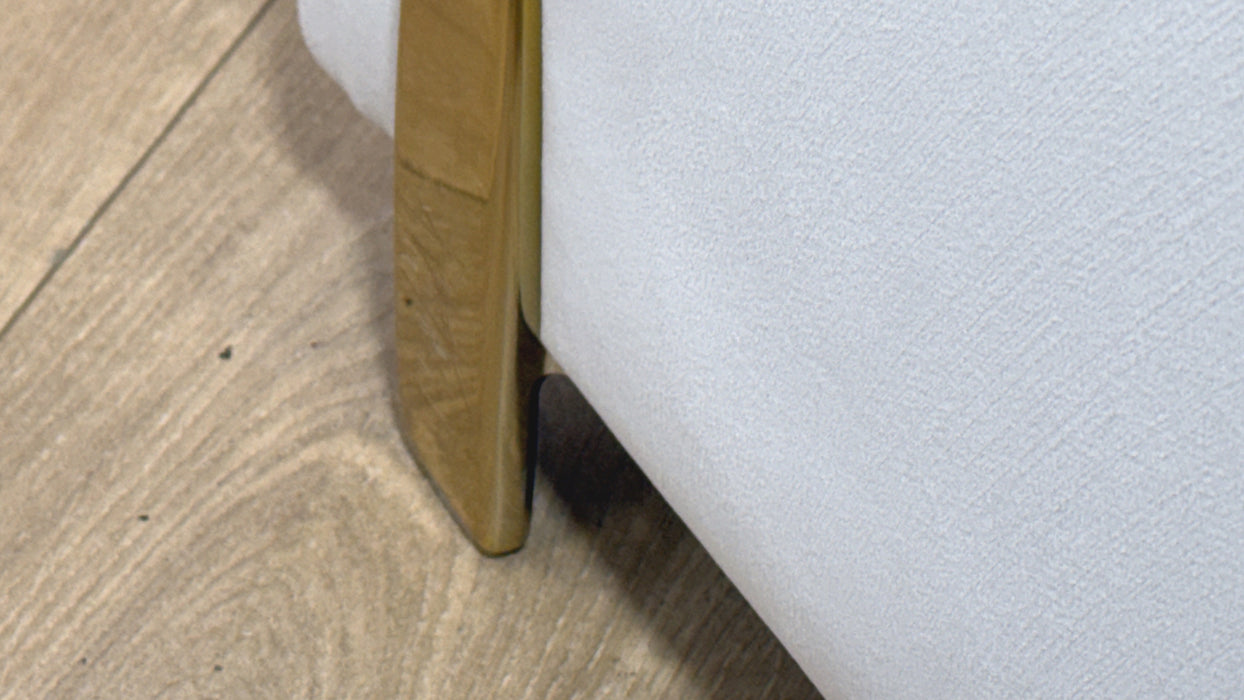 Sofology Oscar 3 Seater Fabric Sofa in Super Matt Ecru Mix
