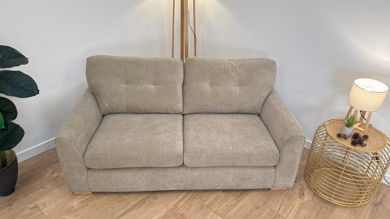 Zika 3 Seater - Fabric Sofa - Taupe