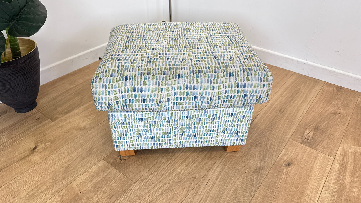 Layla - Fabric Footstool  -