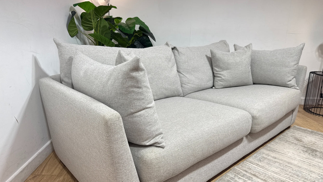 Sofology Tallulah Fabric 3 Seater in Weave Grey