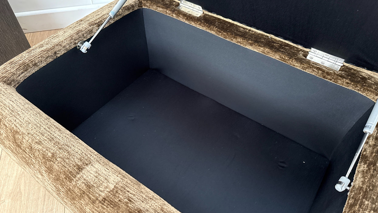 Sofology Storage Footstool in Sample Carson 400