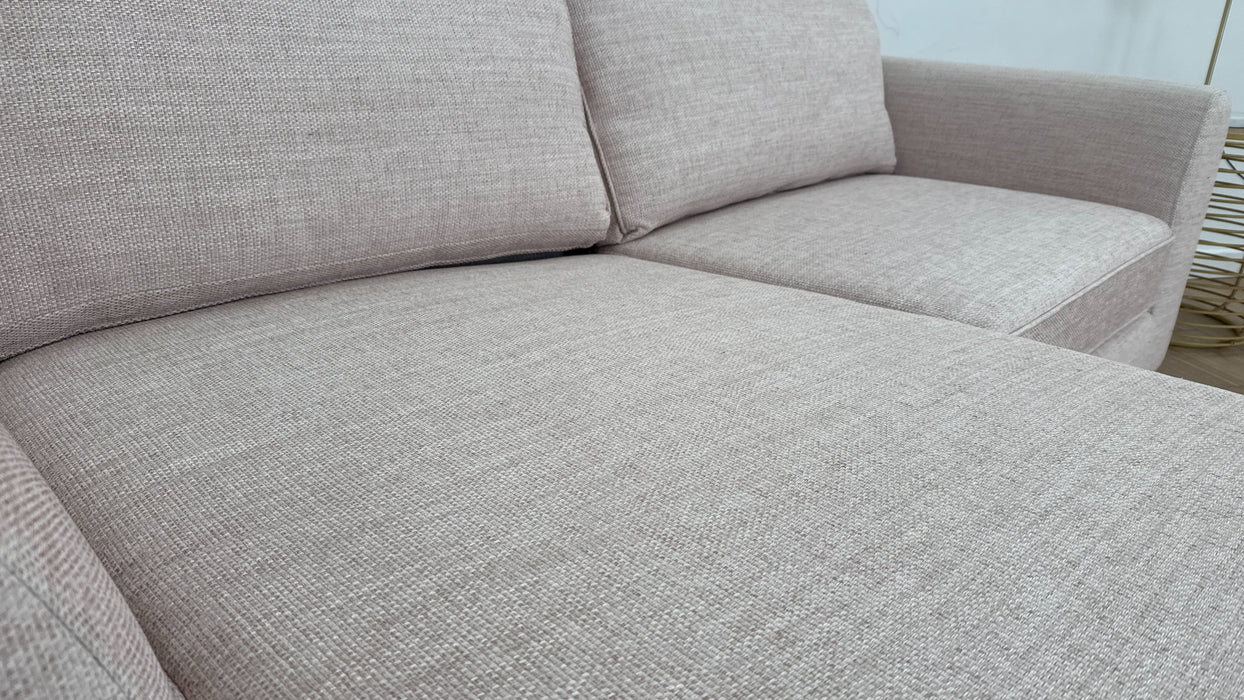 DFS The Lorella 4 Seater Fabric Sofa in Blush