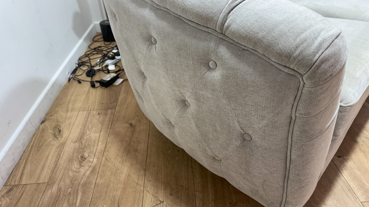 Sofology The Gatsby Fabric 2 Seater in Soft Chenille Linen Mix