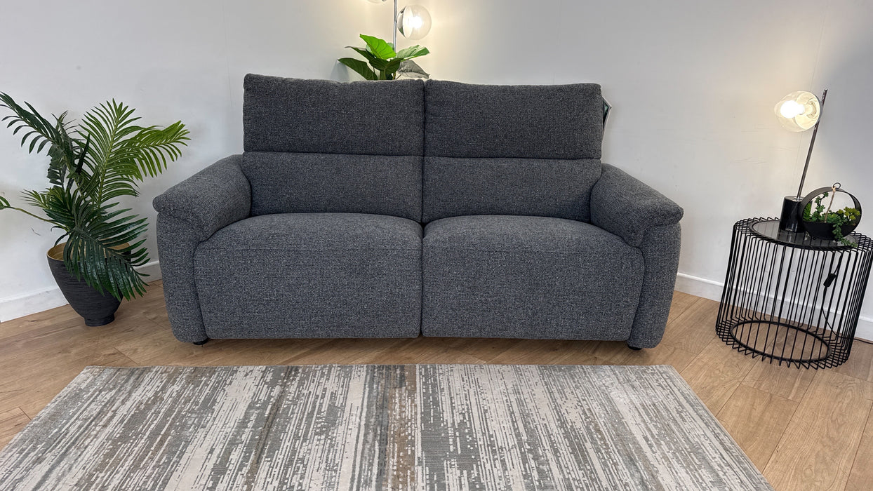 Sofology Ripley 2.5 Seater Fabric Recliner Sofa in Milan Anthracite