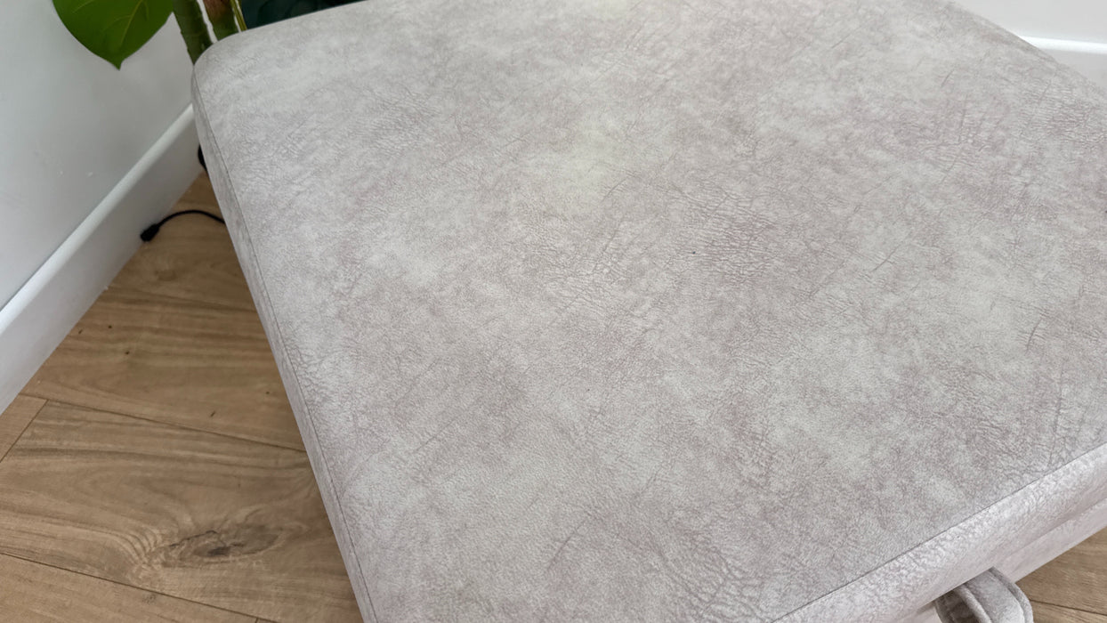 Sofology The Hackney Fabric Storage Footstool Memory Foam in Lifestyle Dapple Marble