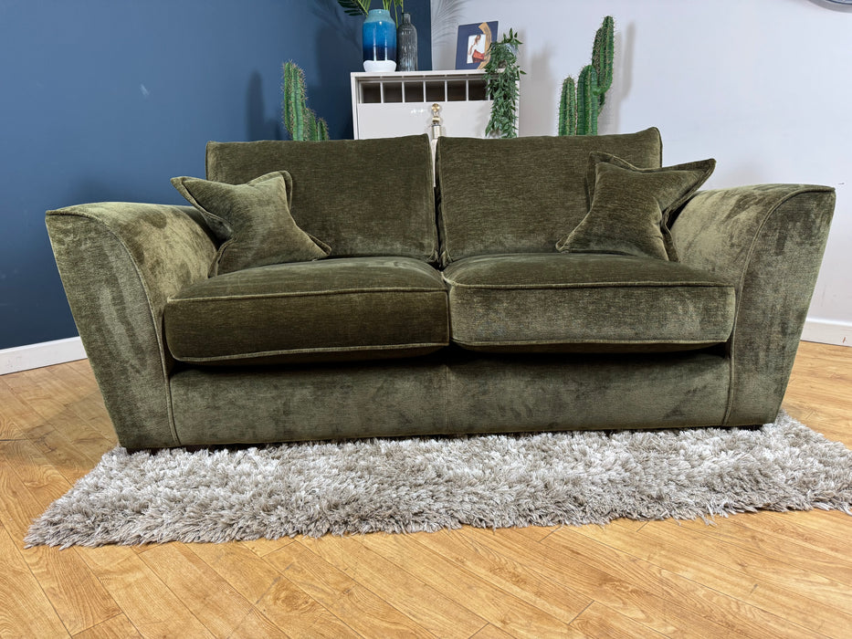 Newbury Fabric 2 Seater - Chenille Olive - ( WA2 )