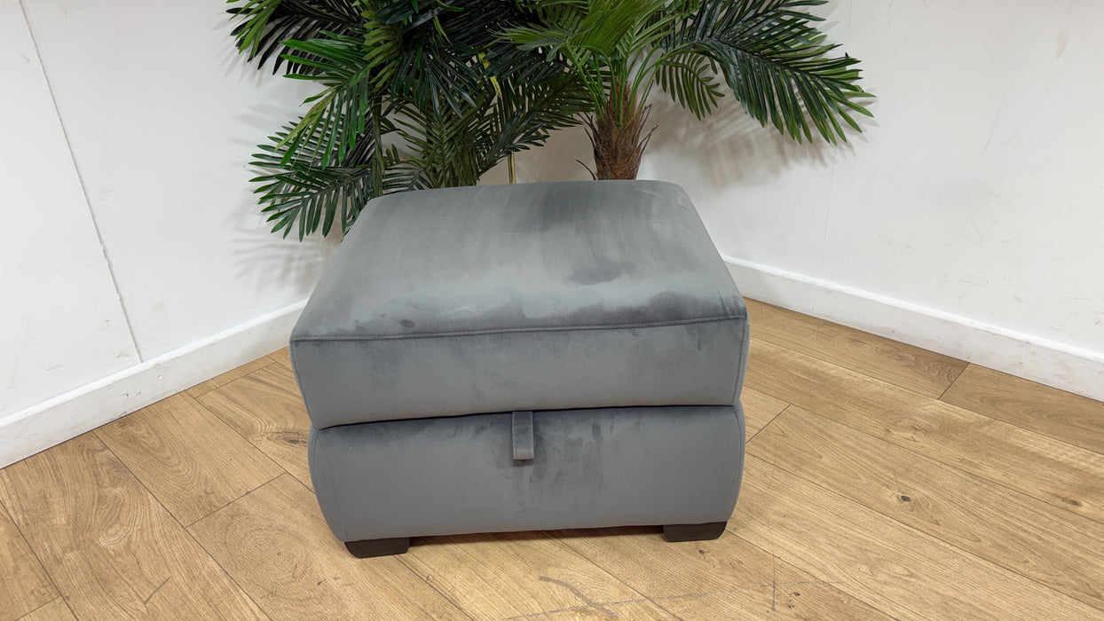 DFS Aventra Storage Footstool In Grey
