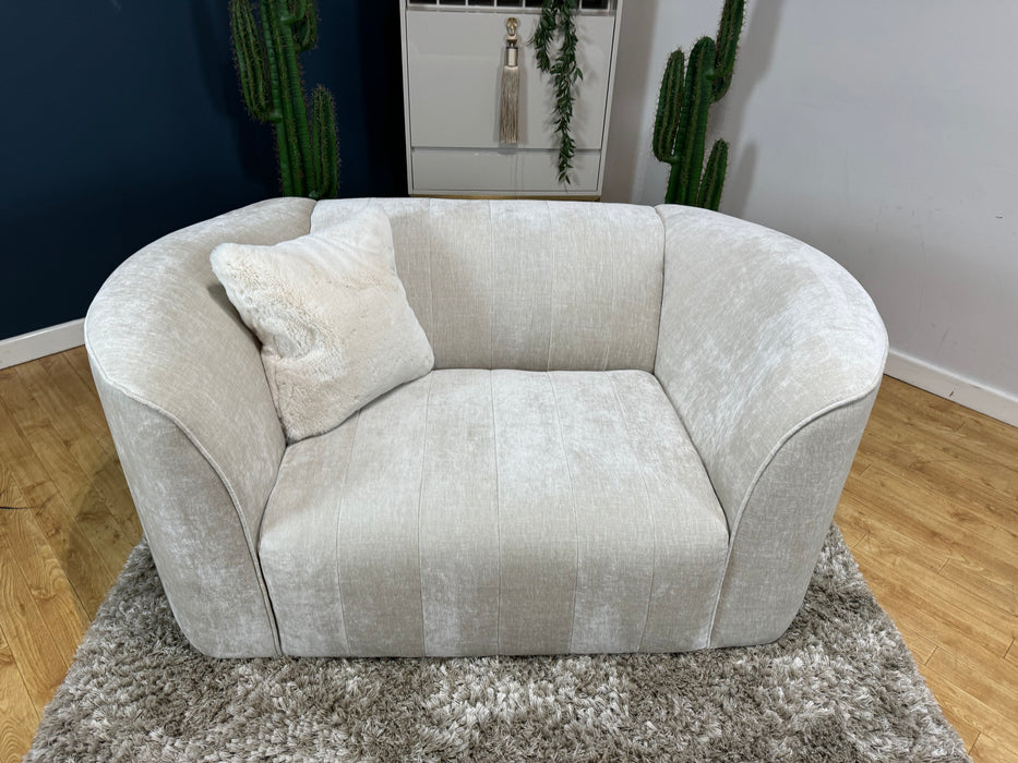 Fitzrovia Fabric Loveseat - Chenille Mist (WA2)