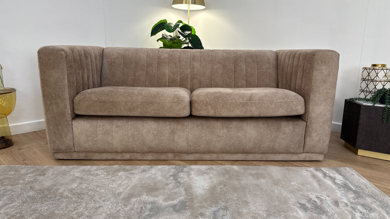 Sofology Astoria Fabric 3 Seater Lifestyle Dapple Caramel