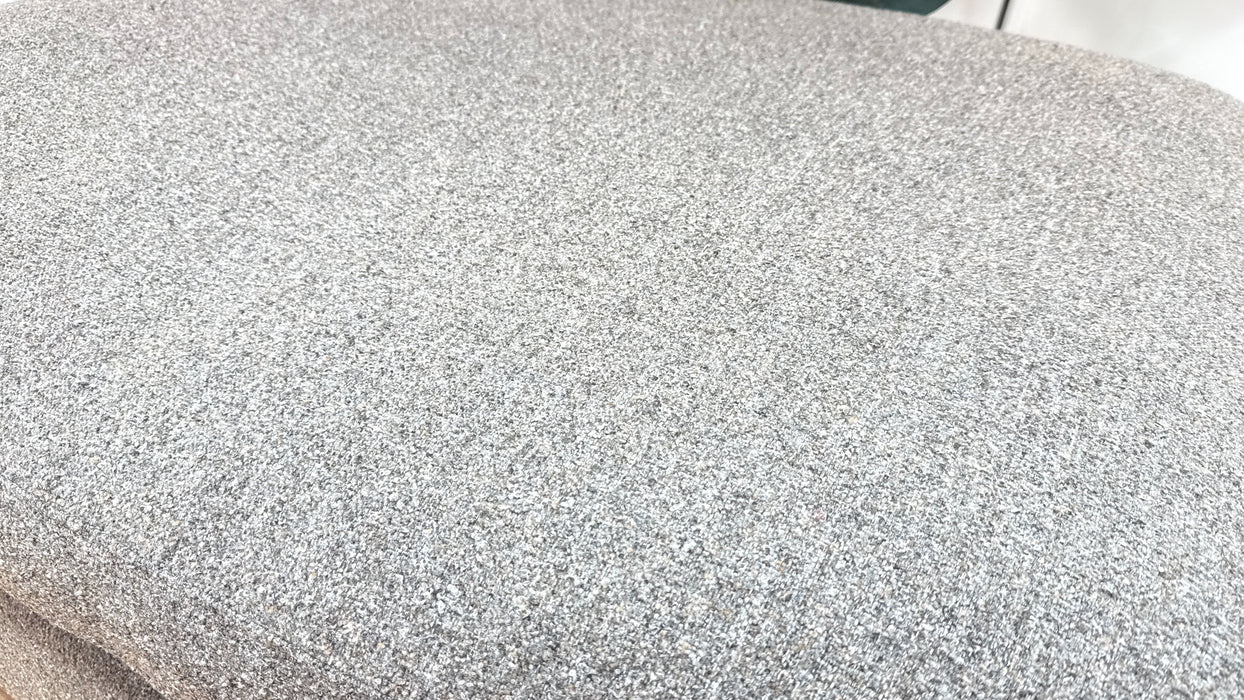 Infinity Fabric Footstool in Mocha All Over