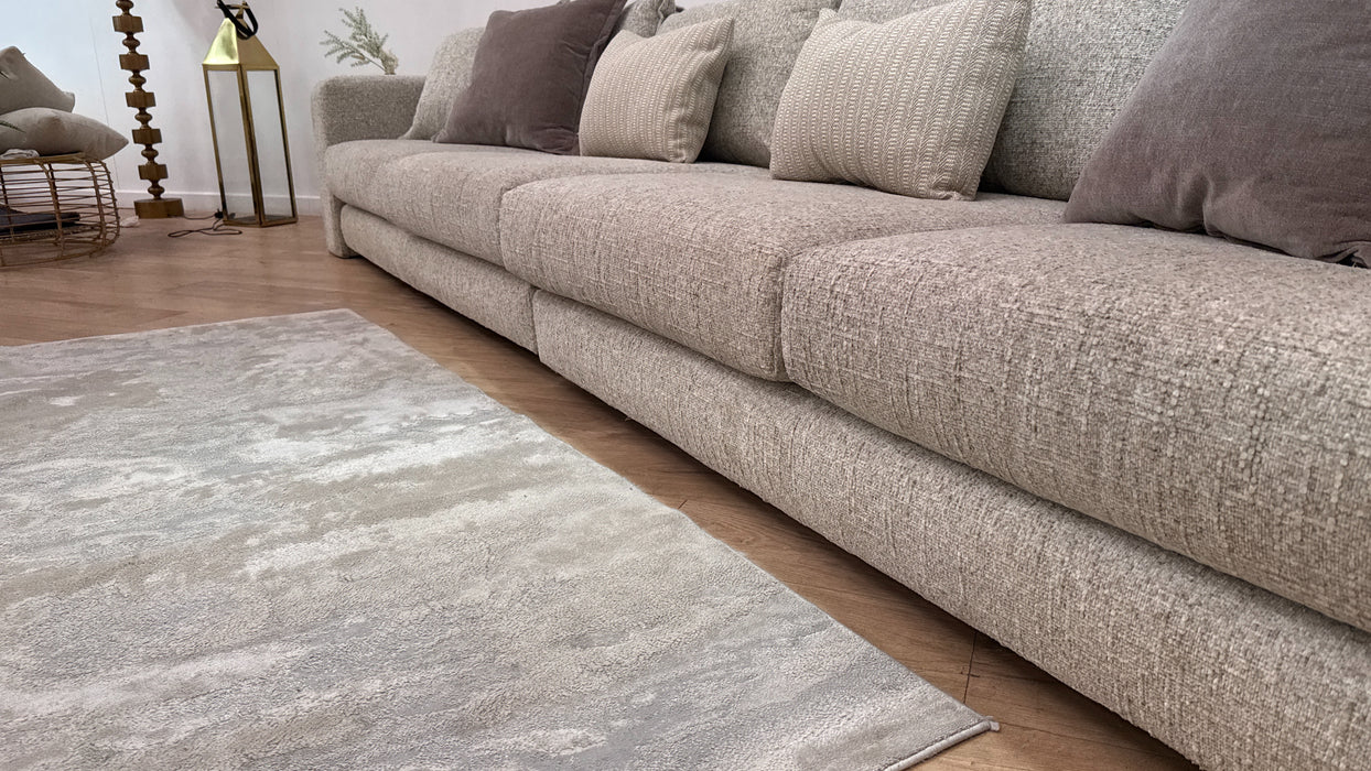 Sofology Cove Fabric Grande in Artisan Chenille Ecru Mix