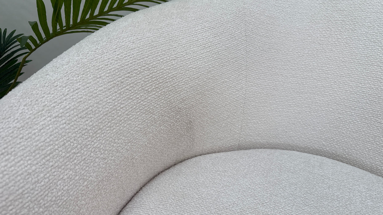 Sofology The Westwood Swivel Chair - Fabric - Soft Boucle Ecru