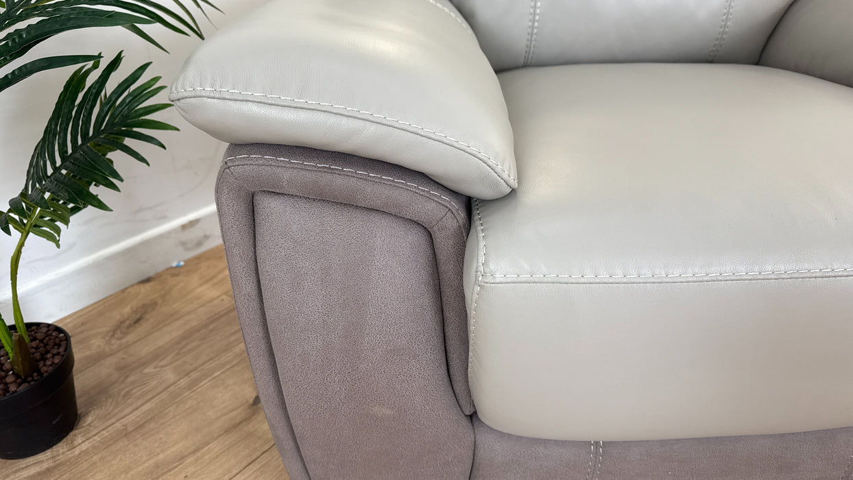 Maloney Leather/Fabric Chair