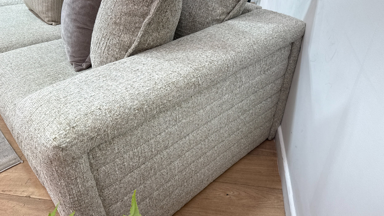 Sofology Cove Fabric Grande in Artisan Chenille Ecru Mix