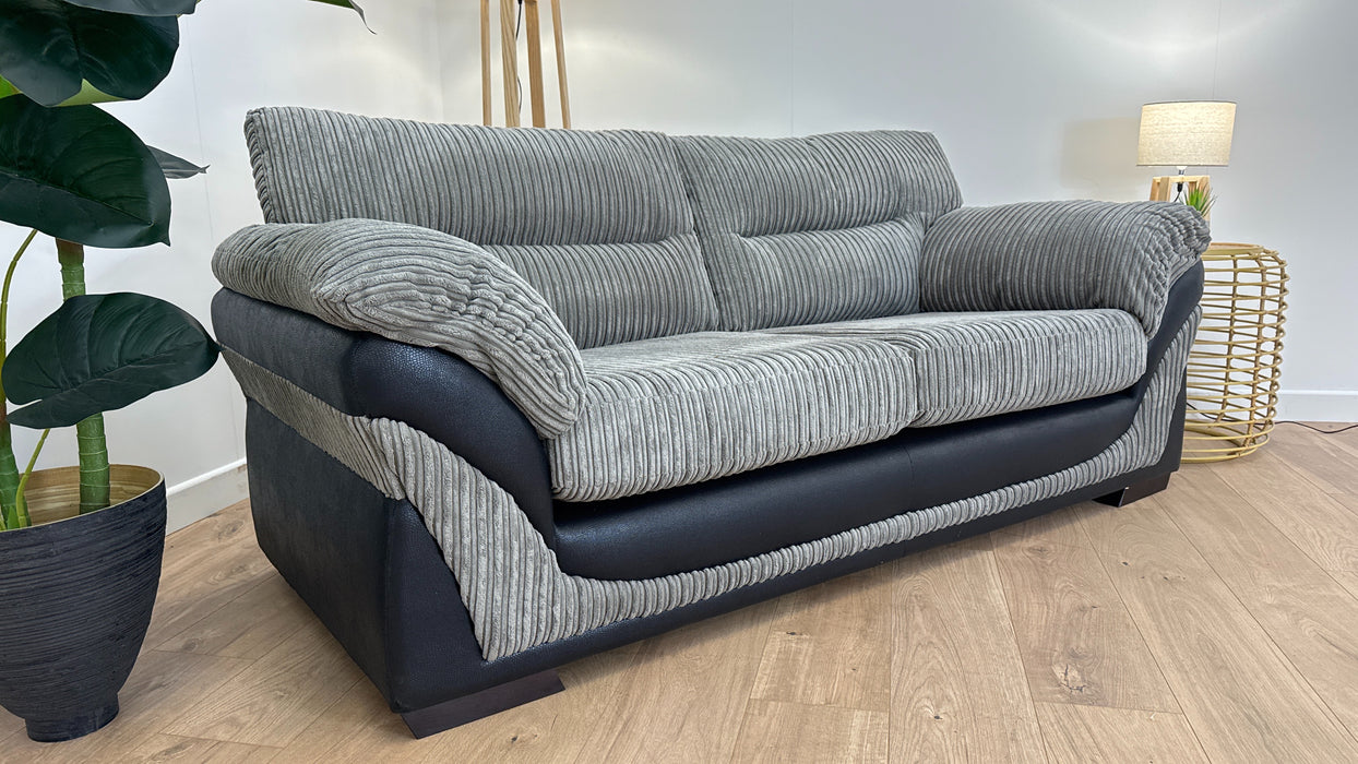 Zana 3 Seater Fabric Sofa