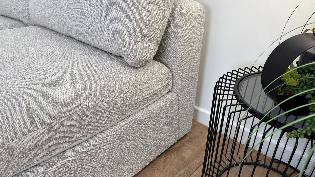 DFS The Airee Fabric Sofa in Neutral Bloom Neau