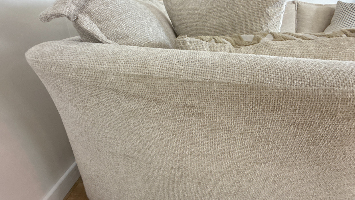 Sofology Scintillate Fabric 3 Corner 3 in Enzo Cream/Natural Mix