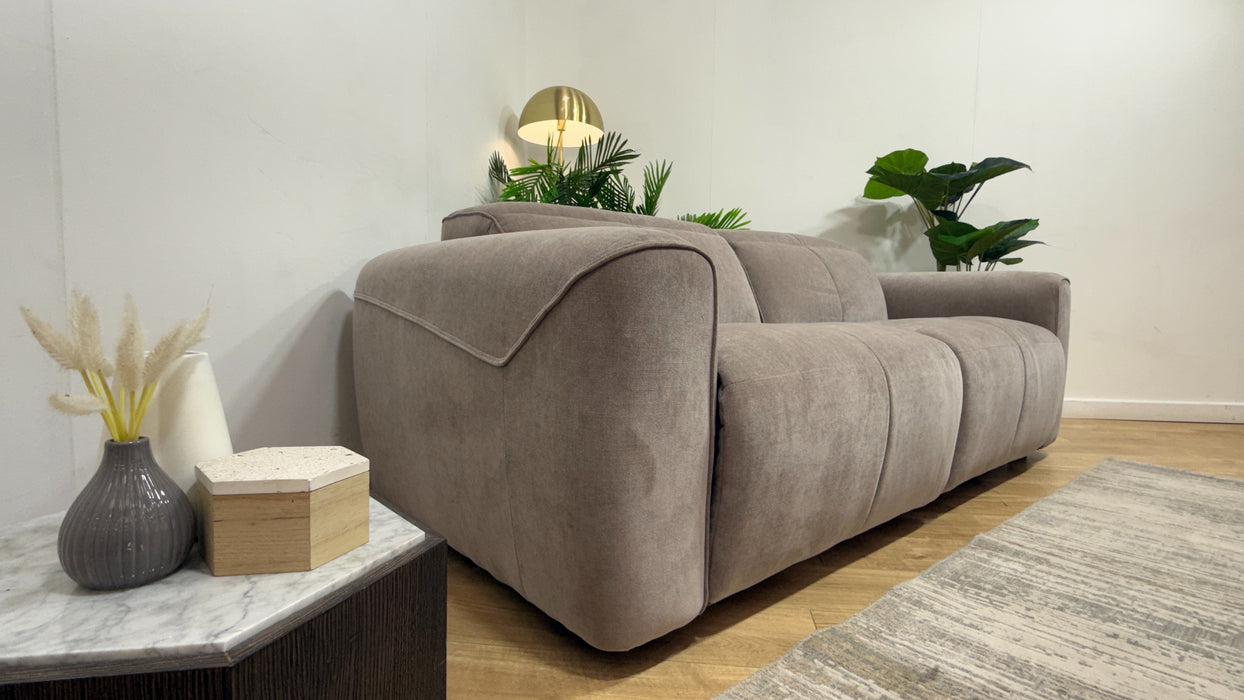 Sofology The riviera 2.5 Seater Sofa  in relaxed chenille nutmeg