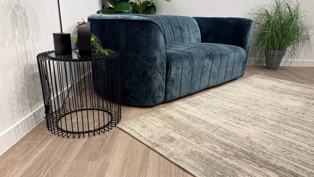 Sofology Fitzrovia Fabric 2 Seater in Luxury Chenille Teal Mix Without Trim