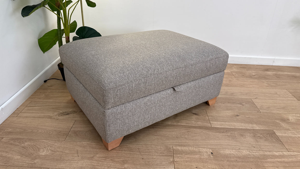 DFS The Layla Fabric Footstool in Casual Mink