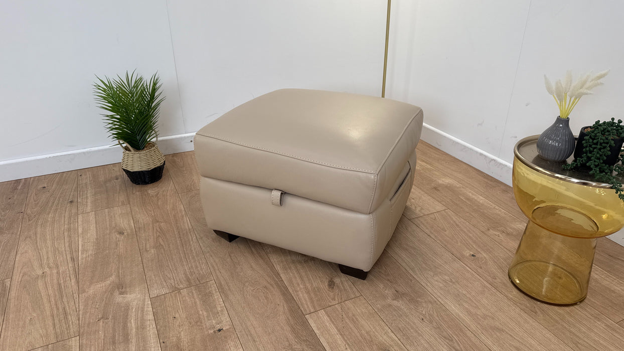 Vixon Leather Storage Footstool