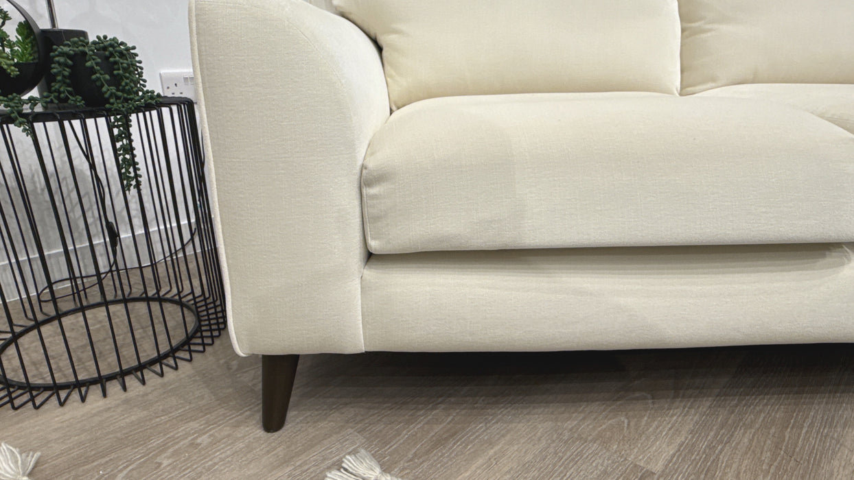 Sofology Mayfair Fabric 2 Seater in Soft Chenille Ivory